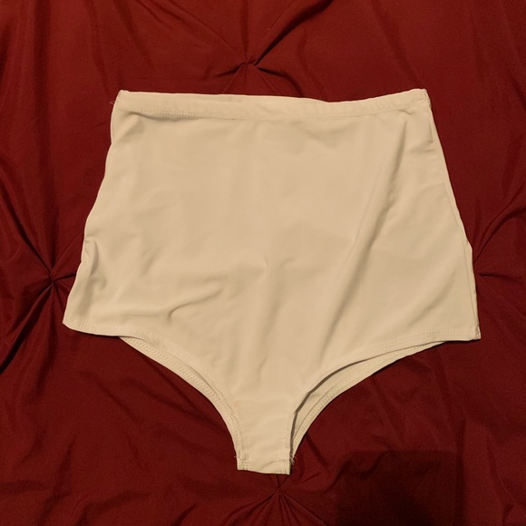 New! White Lace Sequin Midi Skirt - Picture 6 of 7